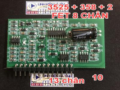 mẫu 10-Bo điều khiển máy hàn bo xung mạch lái IGBt máy hàn SG3525 TL084CN 4606 UC3846N CA3140